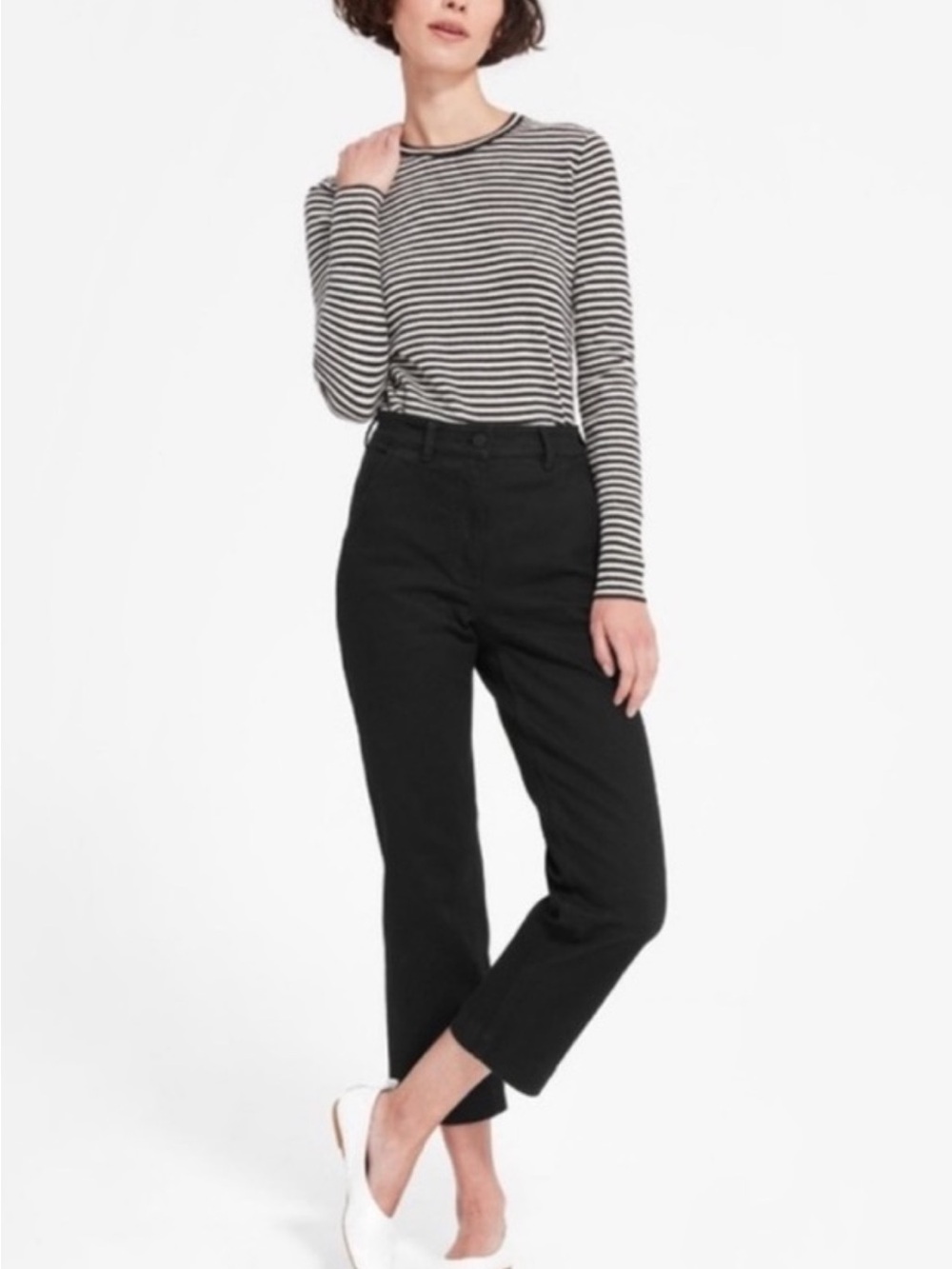Everlane Black Mid-Rise Pants